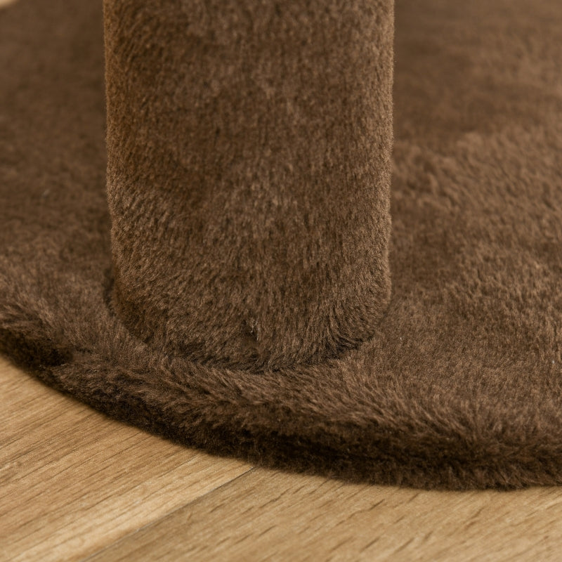 Brown 65cm Cat Tree with Sisal Scratching Posts and Perches