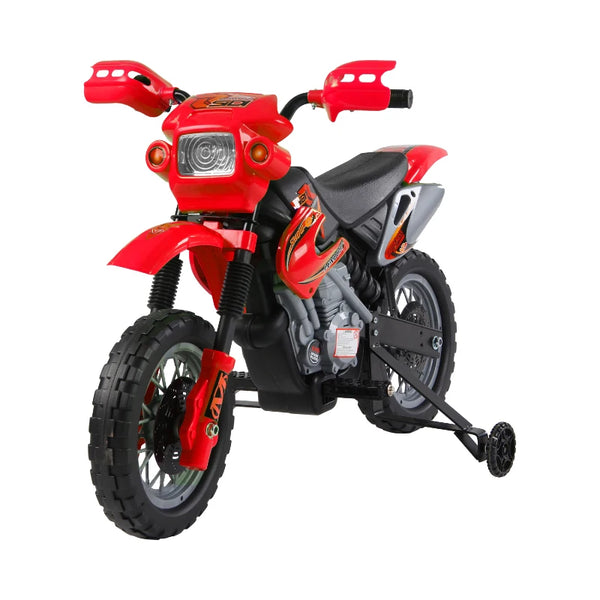 Red Kids Electric Motorbike Ride-On Toy for Ages 3-6