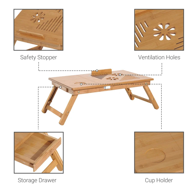 Adjustable Foldable Laptop Desk