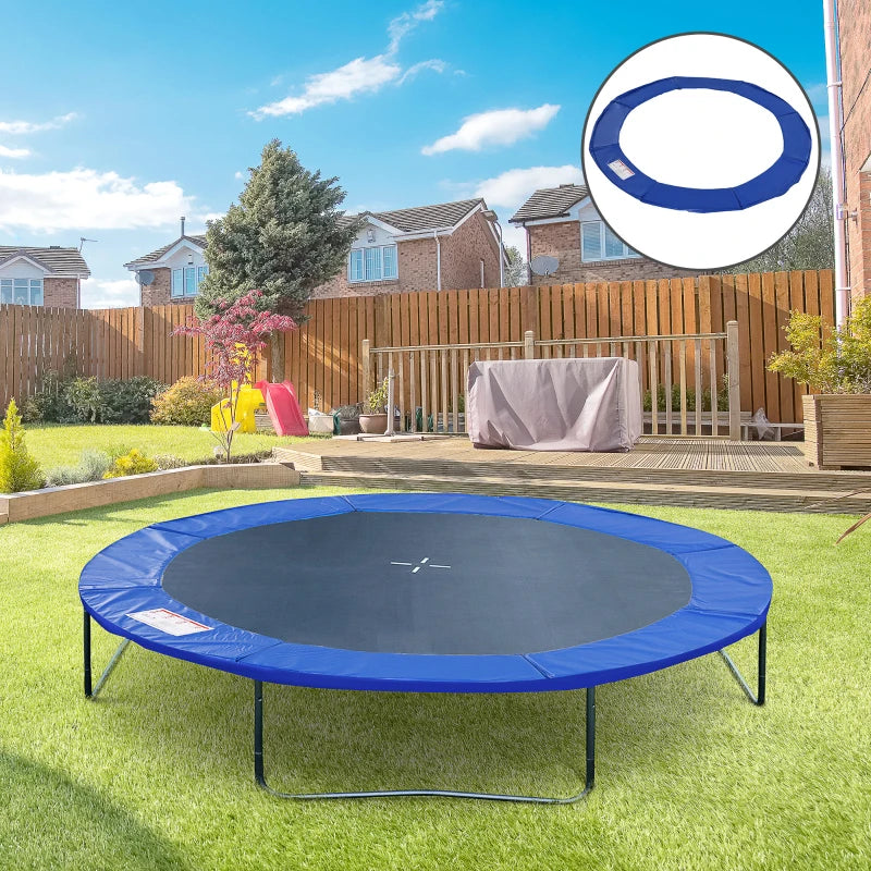 Blue 8ft Trampoline Safety Pad Replacement - 244cm Diameter