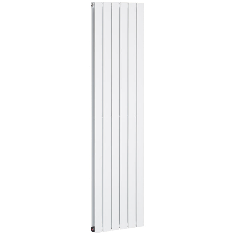 White Vertical Designer Radiator - 456 x 1800 mm Double Panel Wall Heater