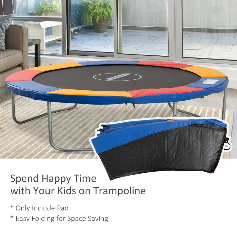 10FT Trampoline Safety Pad Replacement - Multi-Colour Foam Padding