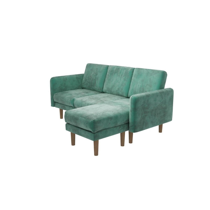 Green 3 Seater Corner Sofa