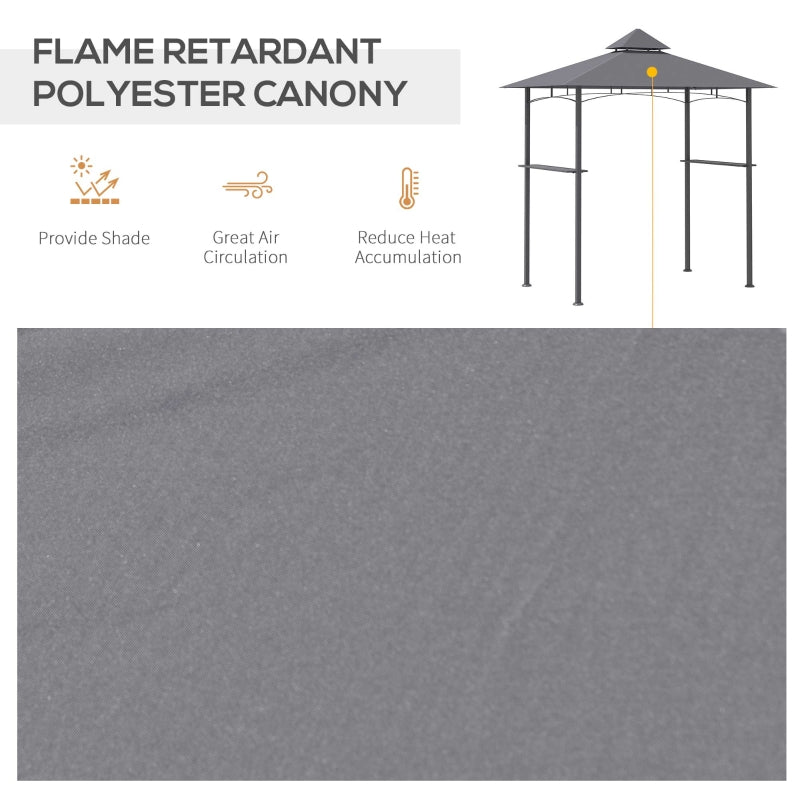 Grey BBQ Gazebo