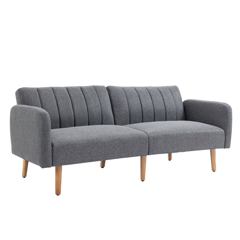 Fossil Grey 2 Seater Adjustable Sofa