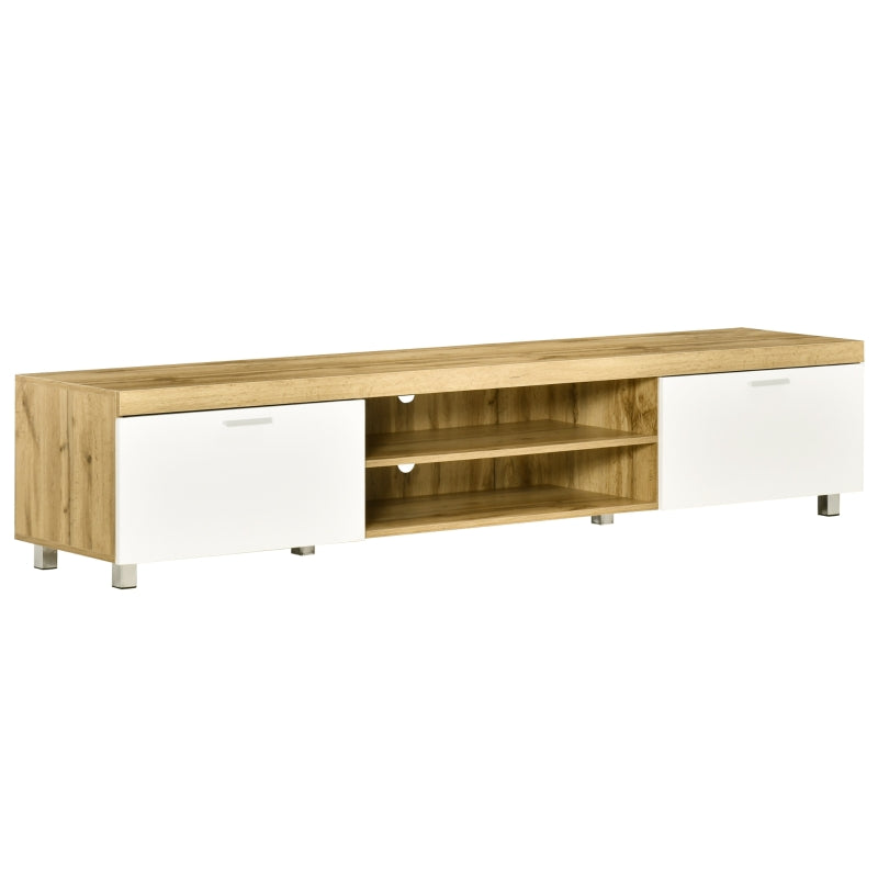 Modern Woodgrain Oak TV Unit