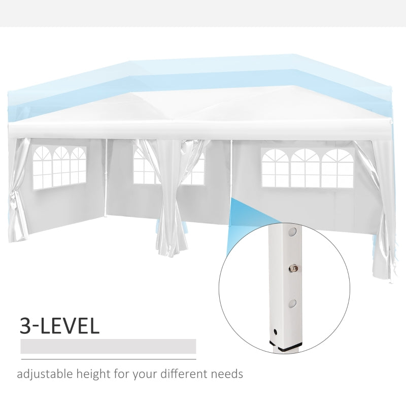 Large White Pop Up Gazebo