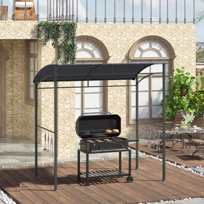 BBQ Gazebo With Grey Shade