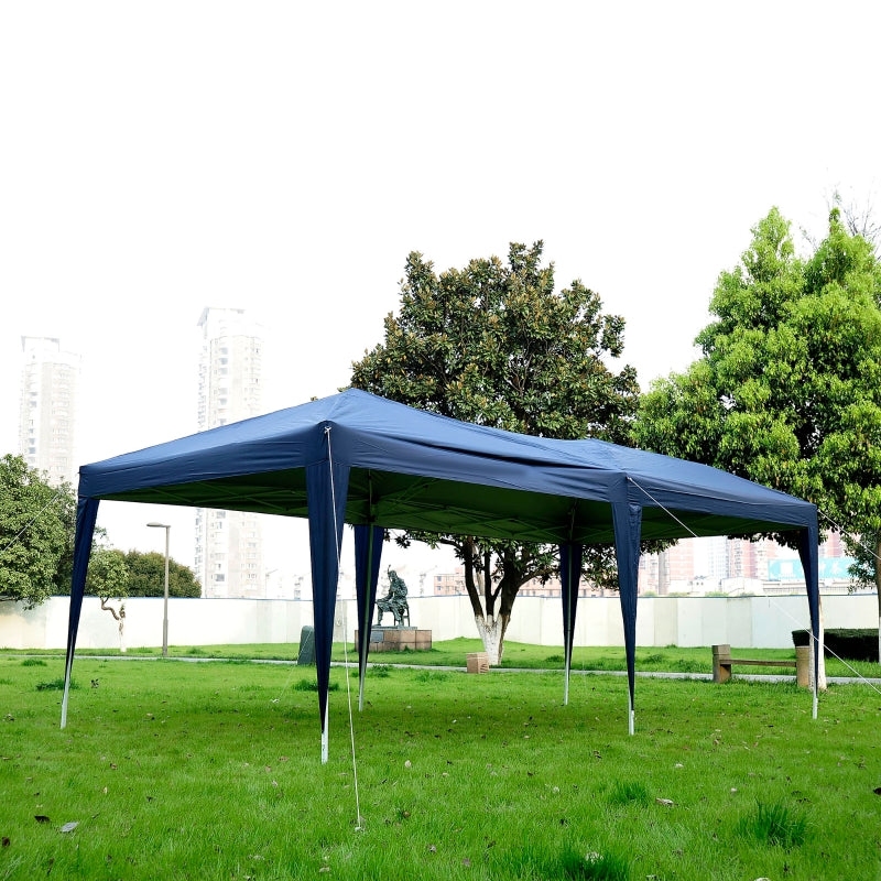 Blue Water Resistant Pop Up Gazebo