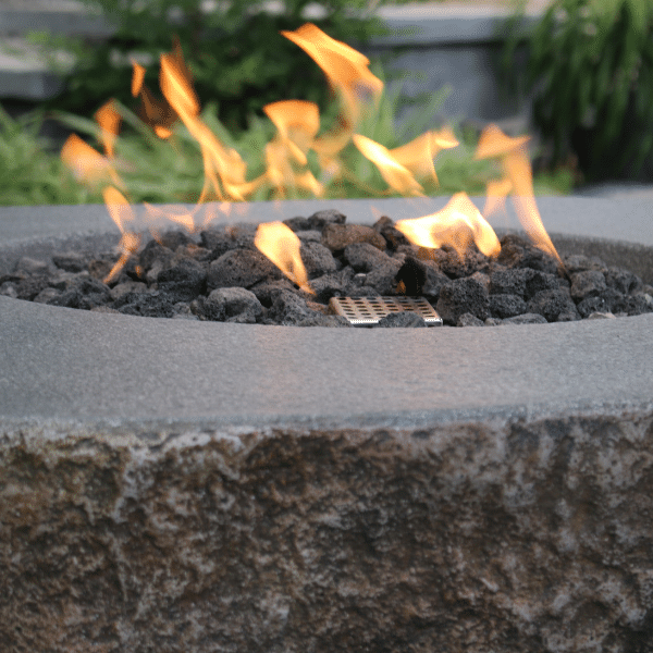 High Performance Cast Concrete Boulder Fire Table