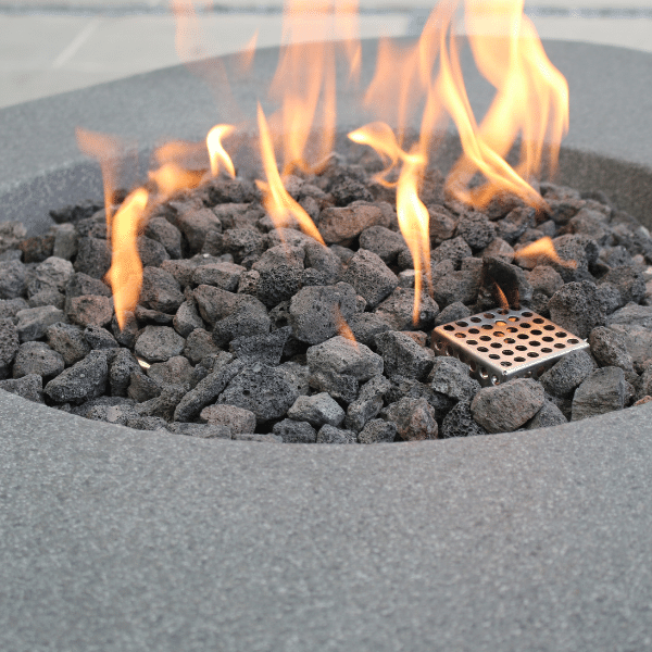 High Performance Cast Concrete Boulder Fire Table