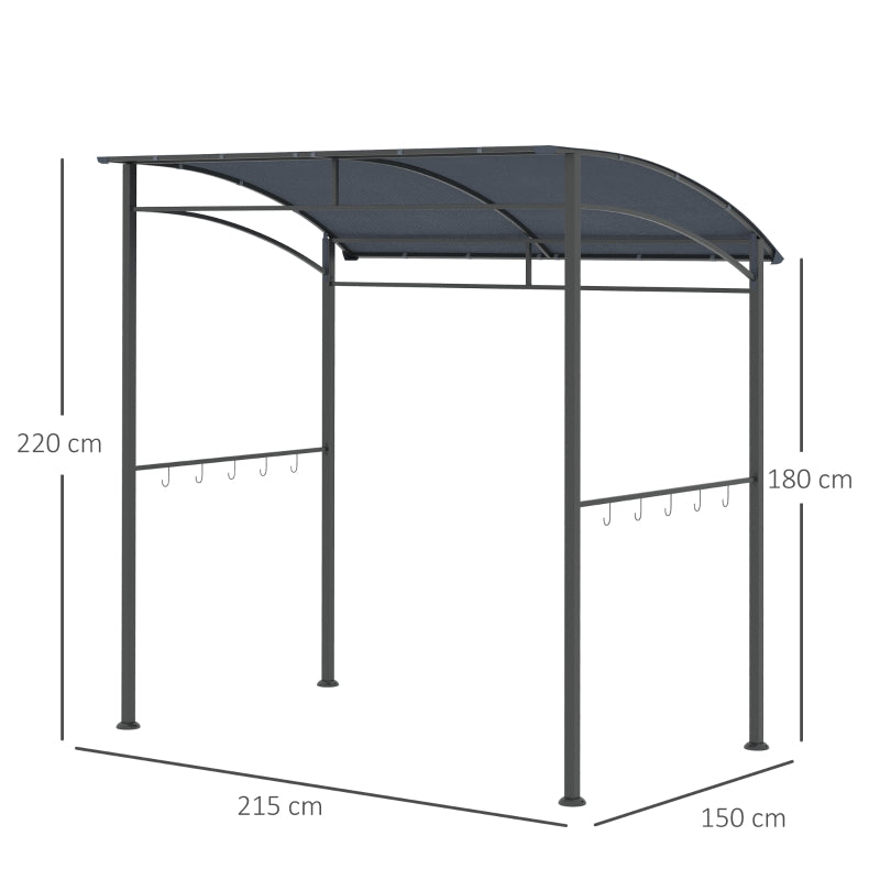 BBQ Gazebo With Grey Shade