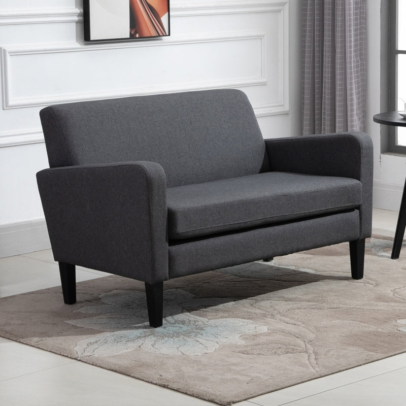 Berrington Simple Grey Loveseat