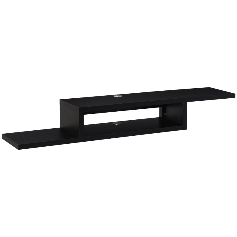 Z-Shaped Floating TV Stand