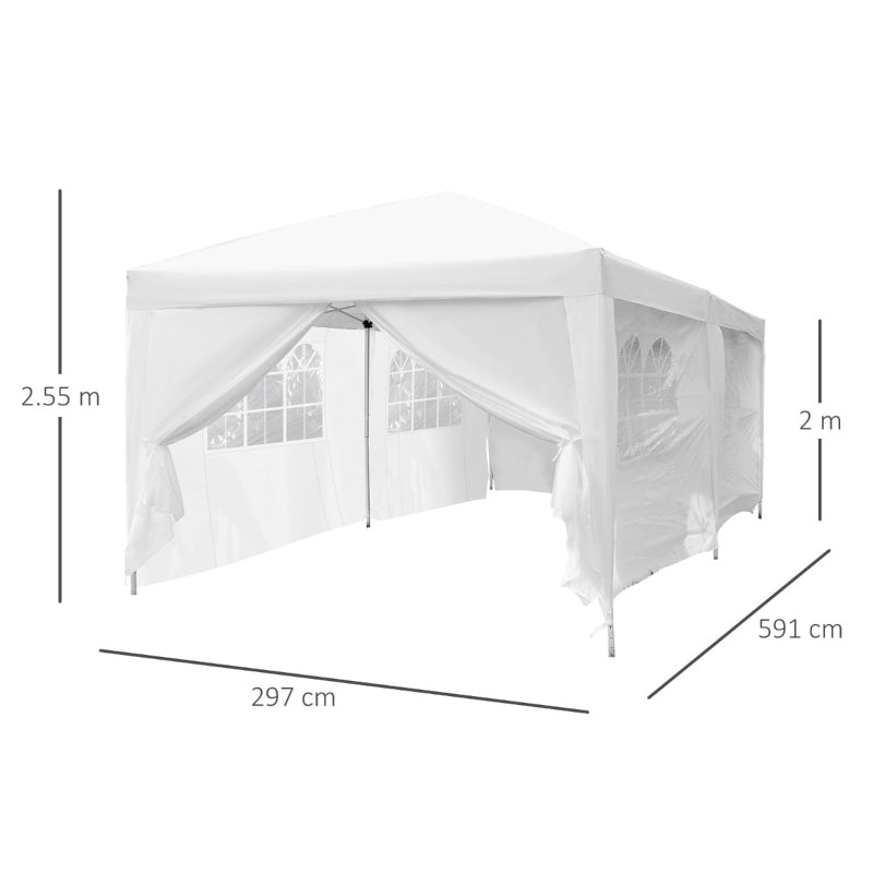 Large White Pop Up Gazebo