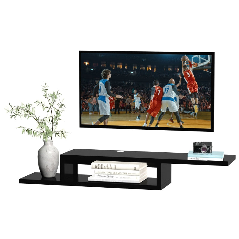 Z-Shaped Floating TV Stand