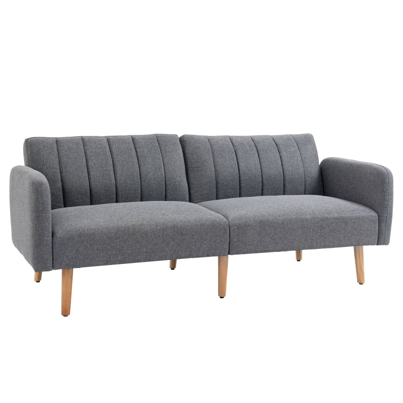 Fossil Grey 2 Seater Adjustable Sofa