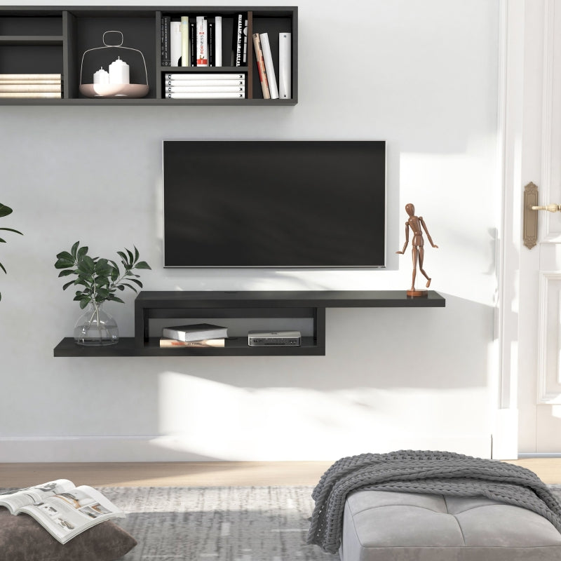 Z-Shaped Floating TV Stand