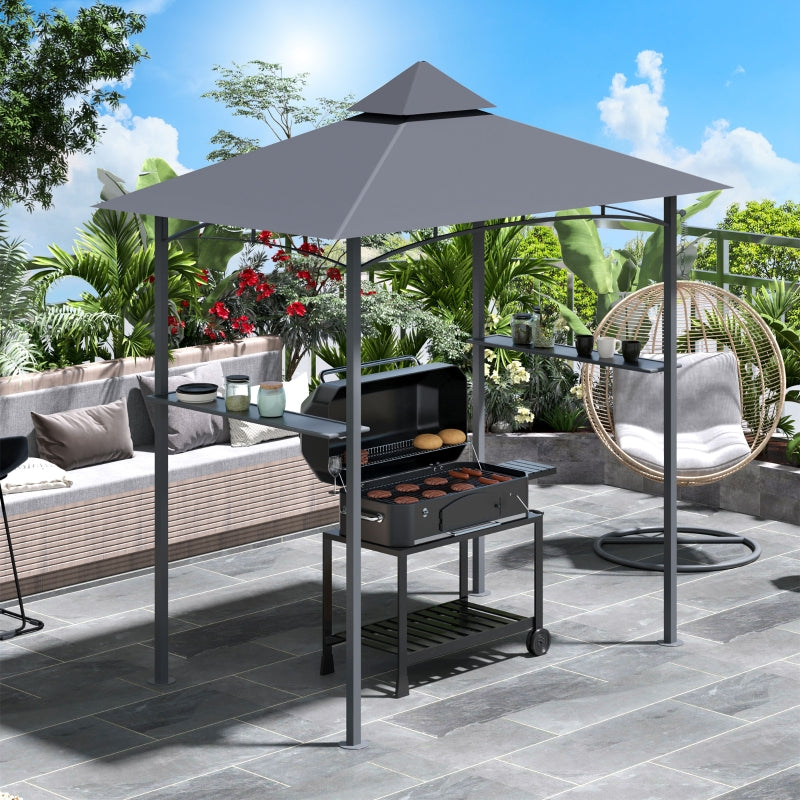 Grey BBQ Gazebo