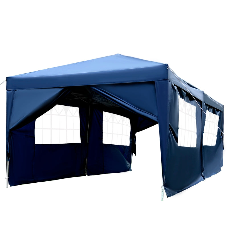 Blue Water Resistant Pop Up Gazebo