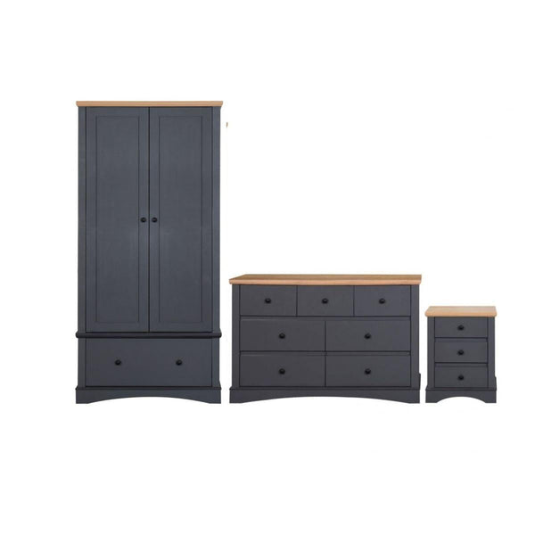 Carden 3 Piece Bedroom Set 7 Drawer 