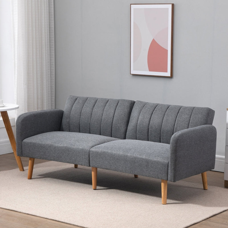 Fossil Grey 2 Seater Adjustable Sofa