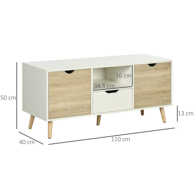 Baretti Light Oak TV Unit With Storage