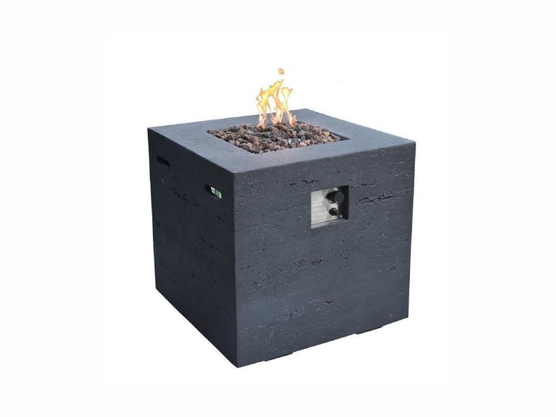 Elementi Ellington Gas Fire Pit Table - Gas Fire Pit Table