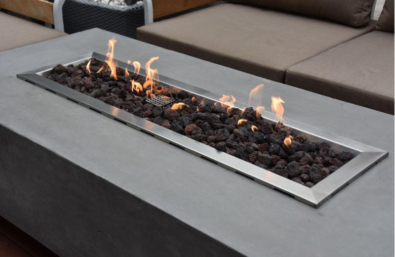 Elementi Granville Gas Fire Pit Table - Gas Fire Pit Table