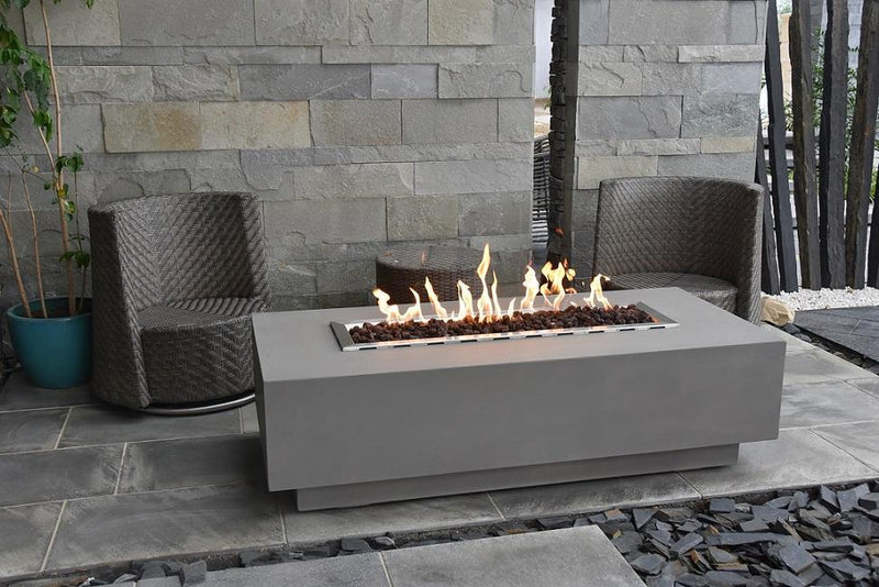 Elementi Granville Gas Fire Pit Table - Gas Fire Pit Table