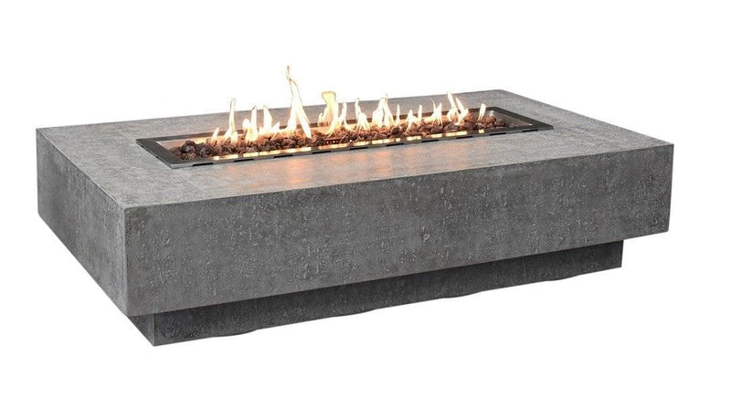 Elementi Hampton Gas Fire Pit Table - Gas Fire Pit Table