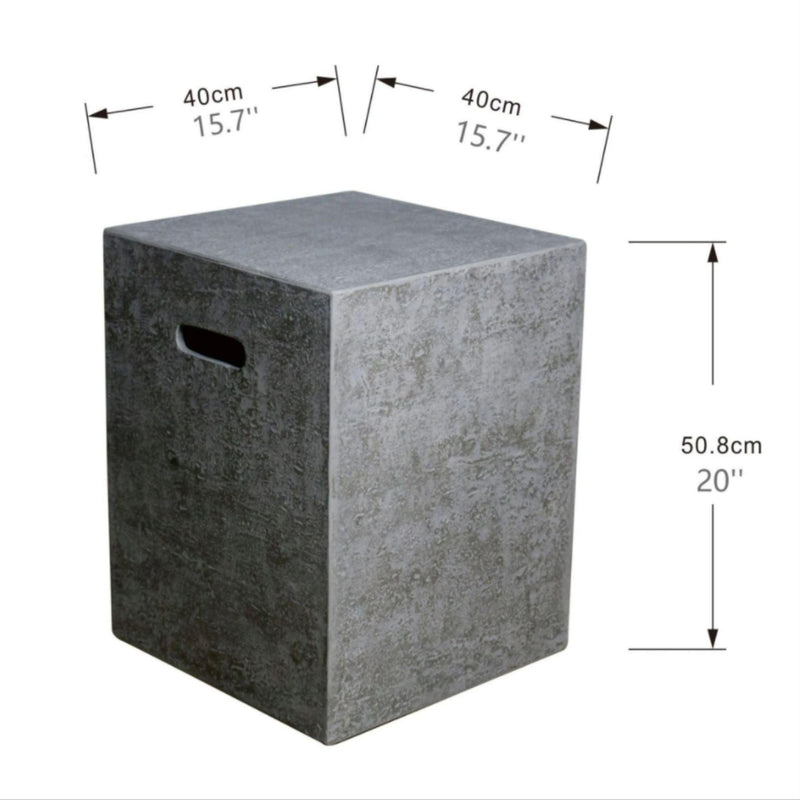 Elementi LPG  Tank Cover - Square (Small) - Gas Tank Cover