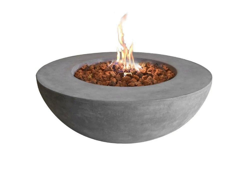 Elementi Lunar Gas Fire Pit Bowl - Gas Fire Pit Bowl