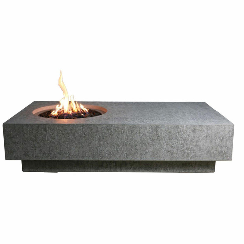 Elementi Metropolis Gas Fire Pit Table - Gas Fire Pit Table