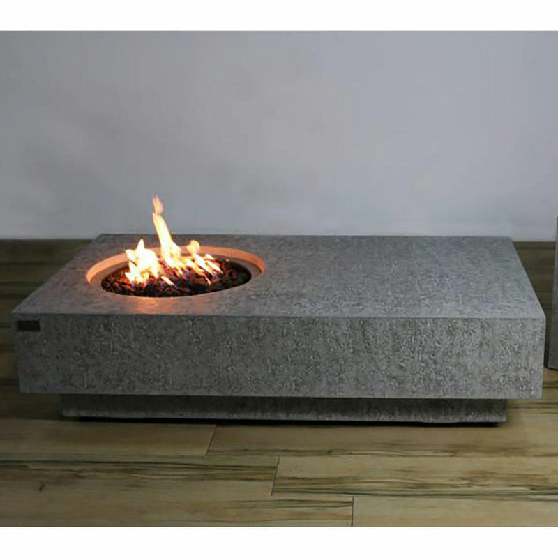 Elementi Metropolis Gas Fire Pit Table - Gas Fire Pit Table