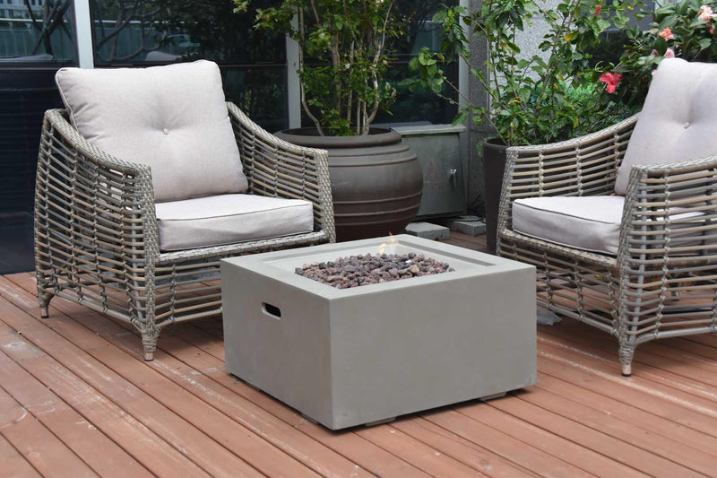 Elementi Ridgefield Gas Fire Pit - Gas Fire Pit