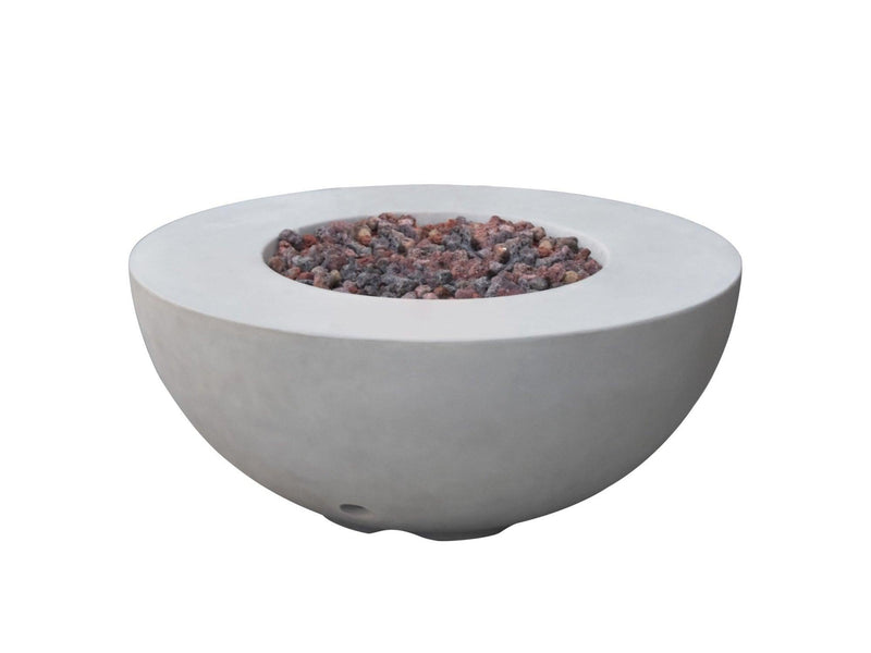 Elementi Roca Gas Fire Pit Bowl - Gas Fire Pit Bowl