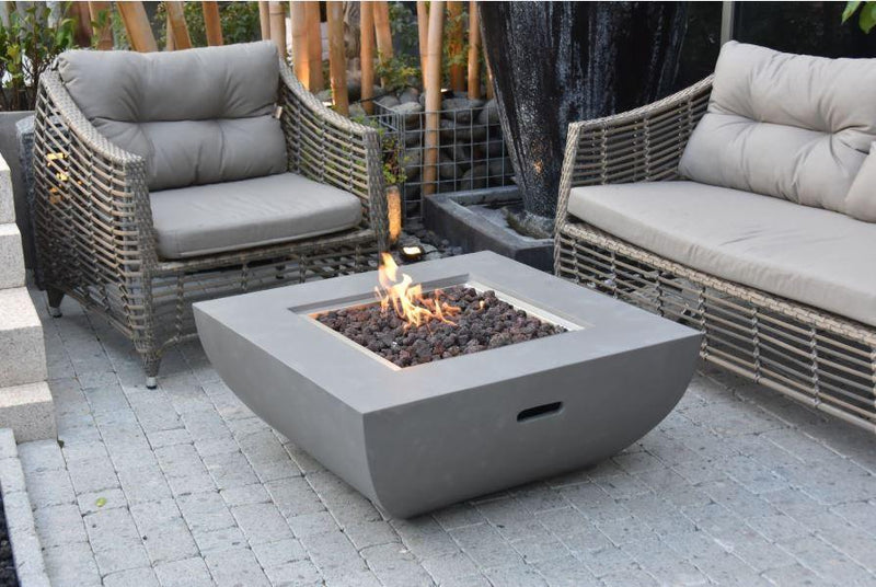 Elementi Westport Gas Fire Pit Table - Gas Fire Pit Table