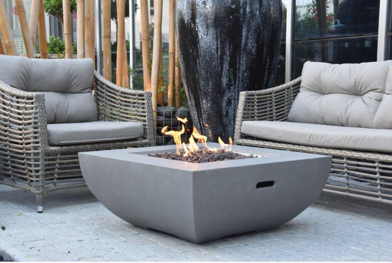Elementi Westport Gas Fire Pit Table - Gas Fire Pit Table