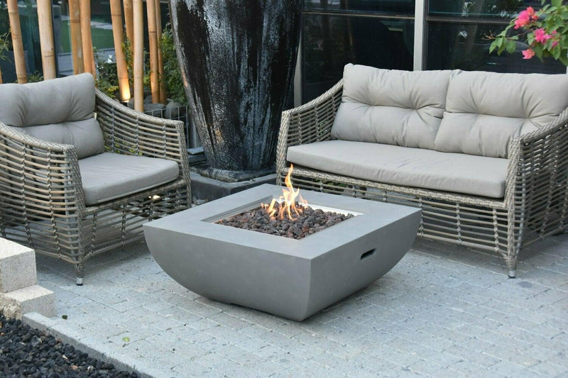 Elementi Westport Gas Fire Pit Table - Gas Fire Pit Table