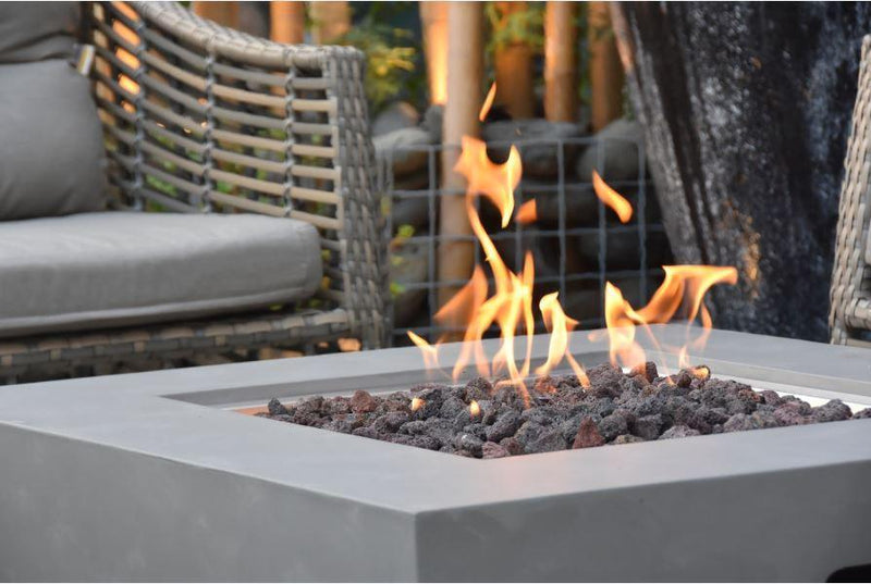 Elementi Westport Gas Fire Pit Table - Gas Fire Pit Table