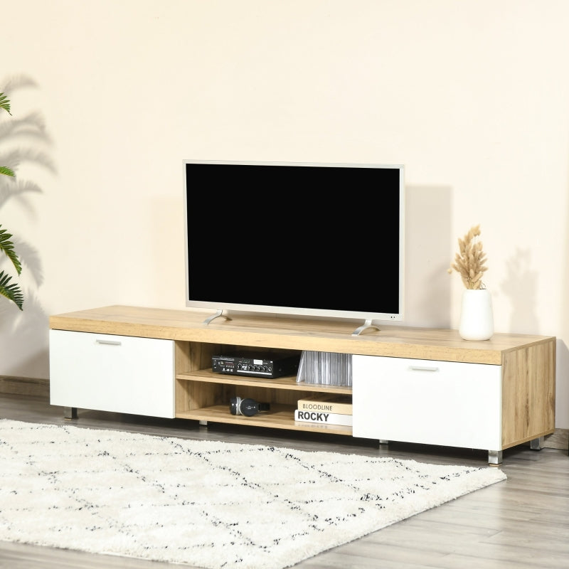 Modern Woodgrain Oak TV Unit