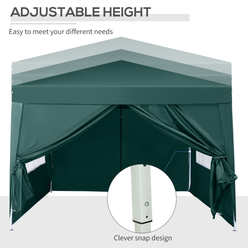 Small Green Pop Up Gazebo (3m x 3m)