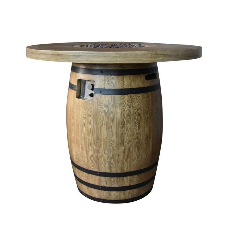 Barrel Bar Fire Table