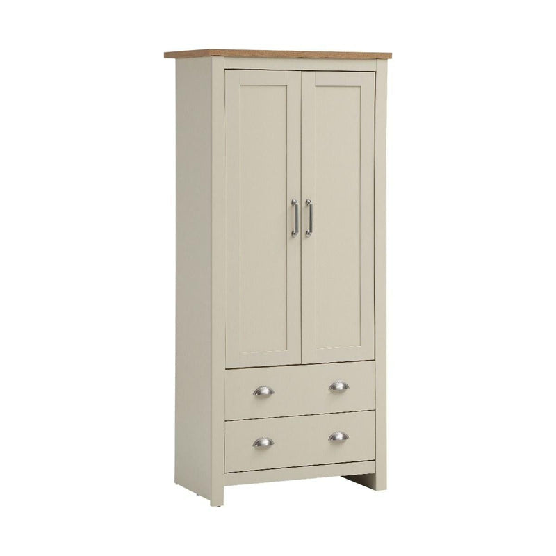 Lisbon 3 Piece Set (2 Door Wardrobe, 2+2 Chest, 1 Drw Bedside) - Bedroom Sets