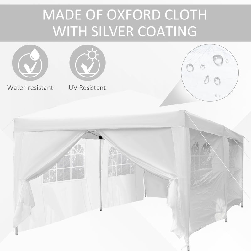 Large White Pop Up Gazebo