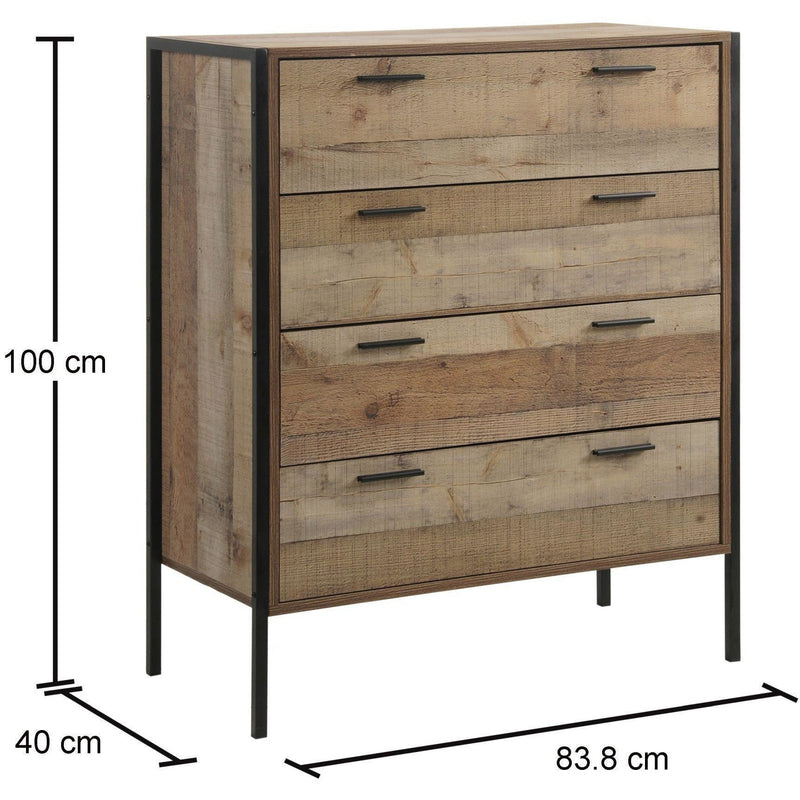 Stretton 4 Drawer Chest - Chest Of Drawers