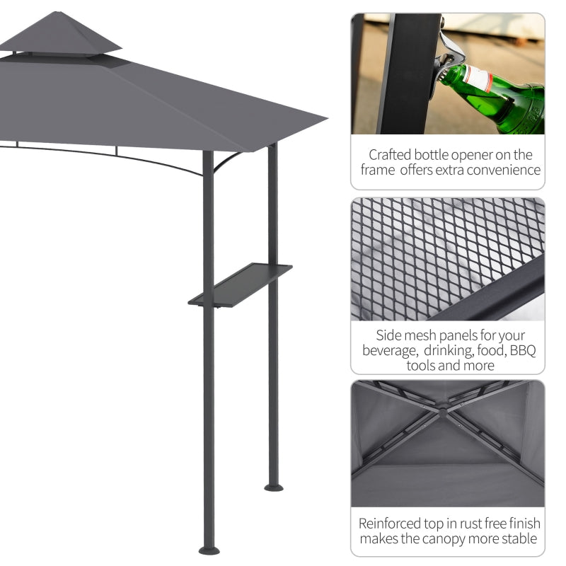 Grey BBQ Gazebo