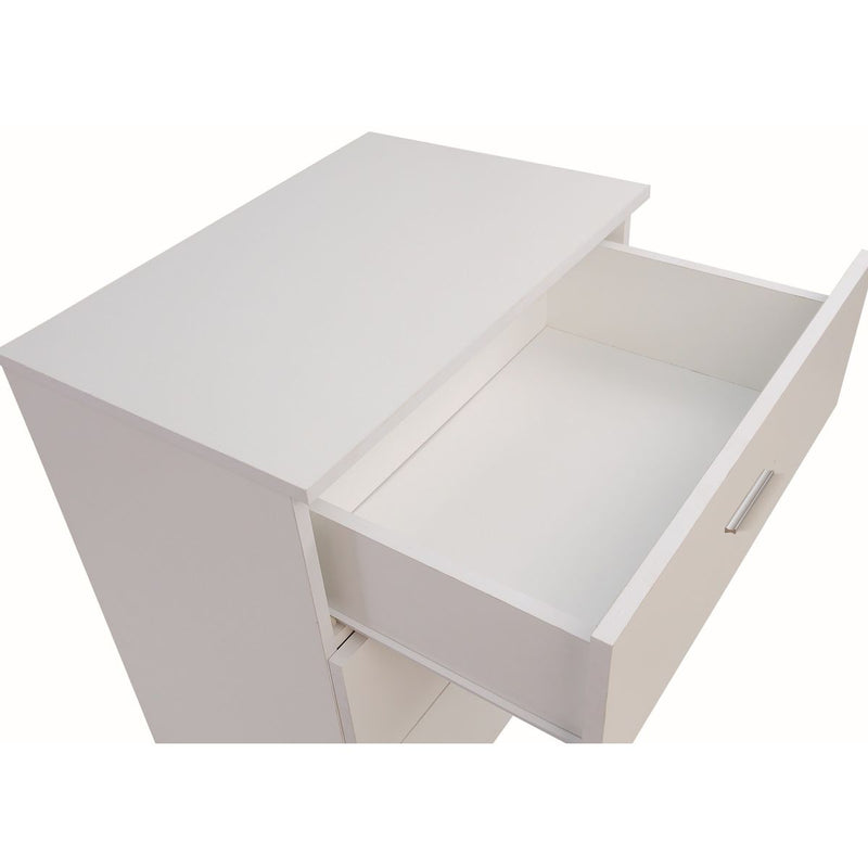 White 3 Drawer Chest