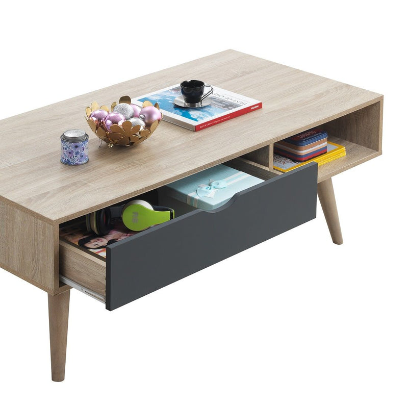 1 Drawer Wooden Coffee Table